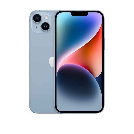 Smartphone with gradient display on a white background